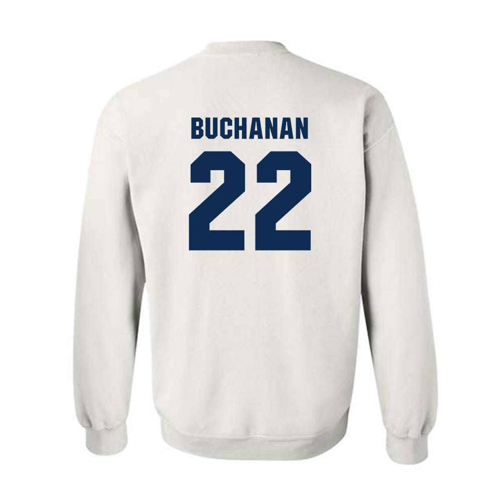 West Virginia - NCAA Men's Basketball : Javan Buchanan - Generic Sports Shersey Crewneck Sweatshirt-1