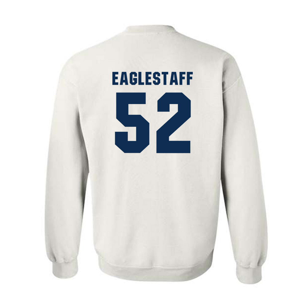 West Virginia - NCAA Men's Basketball : Treysen Eaglestaff - Generic Sports Shersey Crewneck Sweatshirt-1