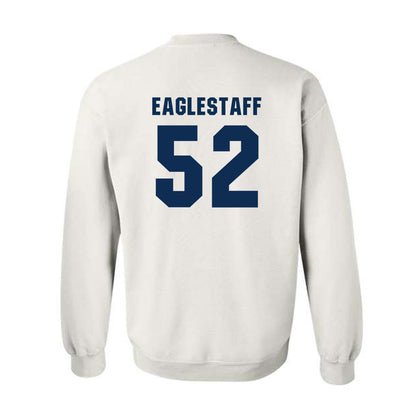 West Virginia - NCAA Men's Basketball : Treysen Eaglestaff - Generic Sports Shersey Crewneck Sweatshirt-1
