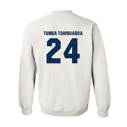 West Virginia - NCAA Women's Basketball : Divine Tumba Tshibuabua - Generic Sports Shersey Crewneck Sweatshirt-1