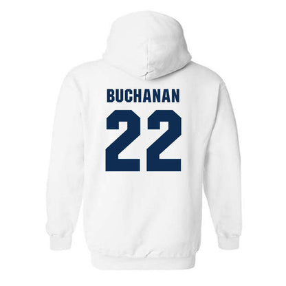 West Virginia - NCAA Men's Basketball : Javan Buchanan - Generic Sports Shersey Hooded Sweatshirt-1