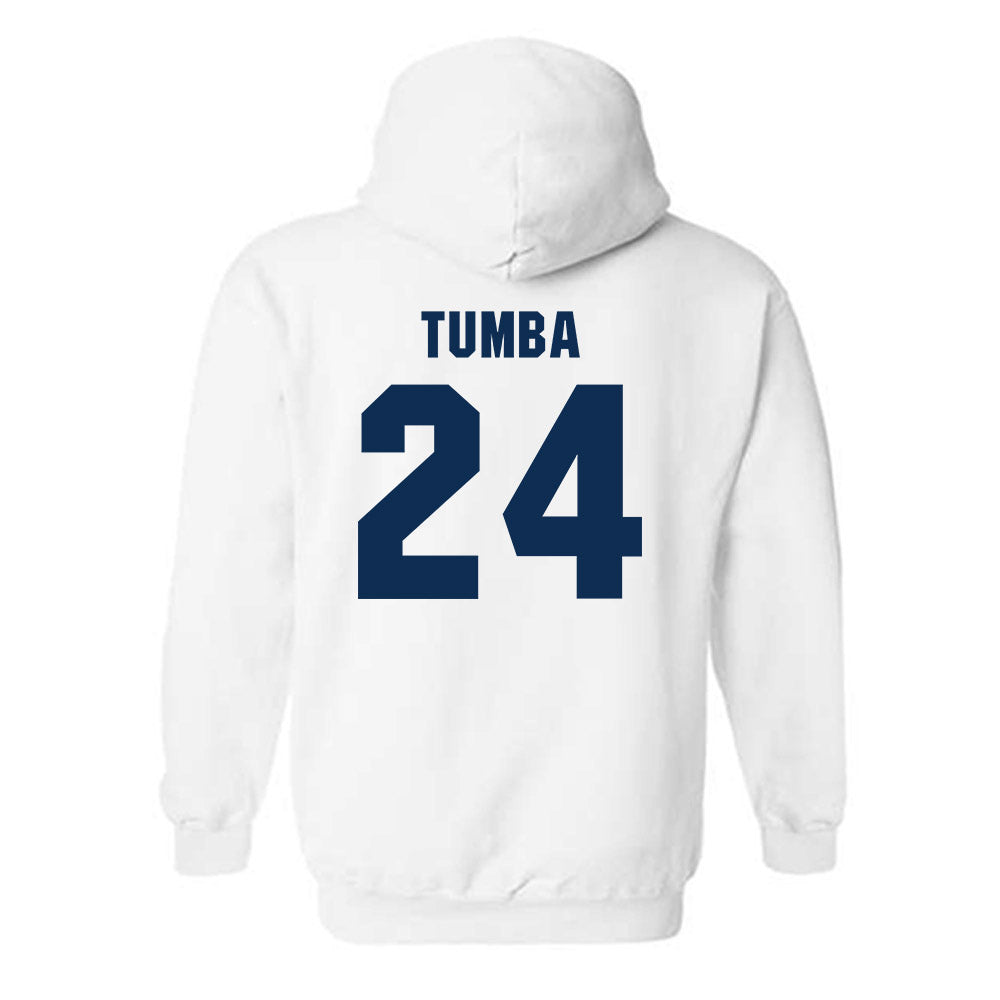 West Virginia - NCAA Women's Basketball : Divine Tumba - Generic Sports Shersey Hooded Sweatshirt-1