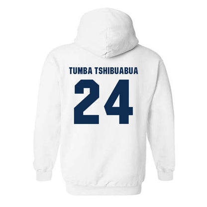 West Virginia - NCAA Women's Basketball : Divine Tumba Tshibuabua - Generic Sports Shersey Hooded Sweatshirt-1