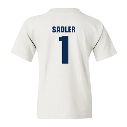 West Virginia - NCAA Men's Basketball : Miles Sadler - Generic Sports Shersey Youth T-Shirt-1
