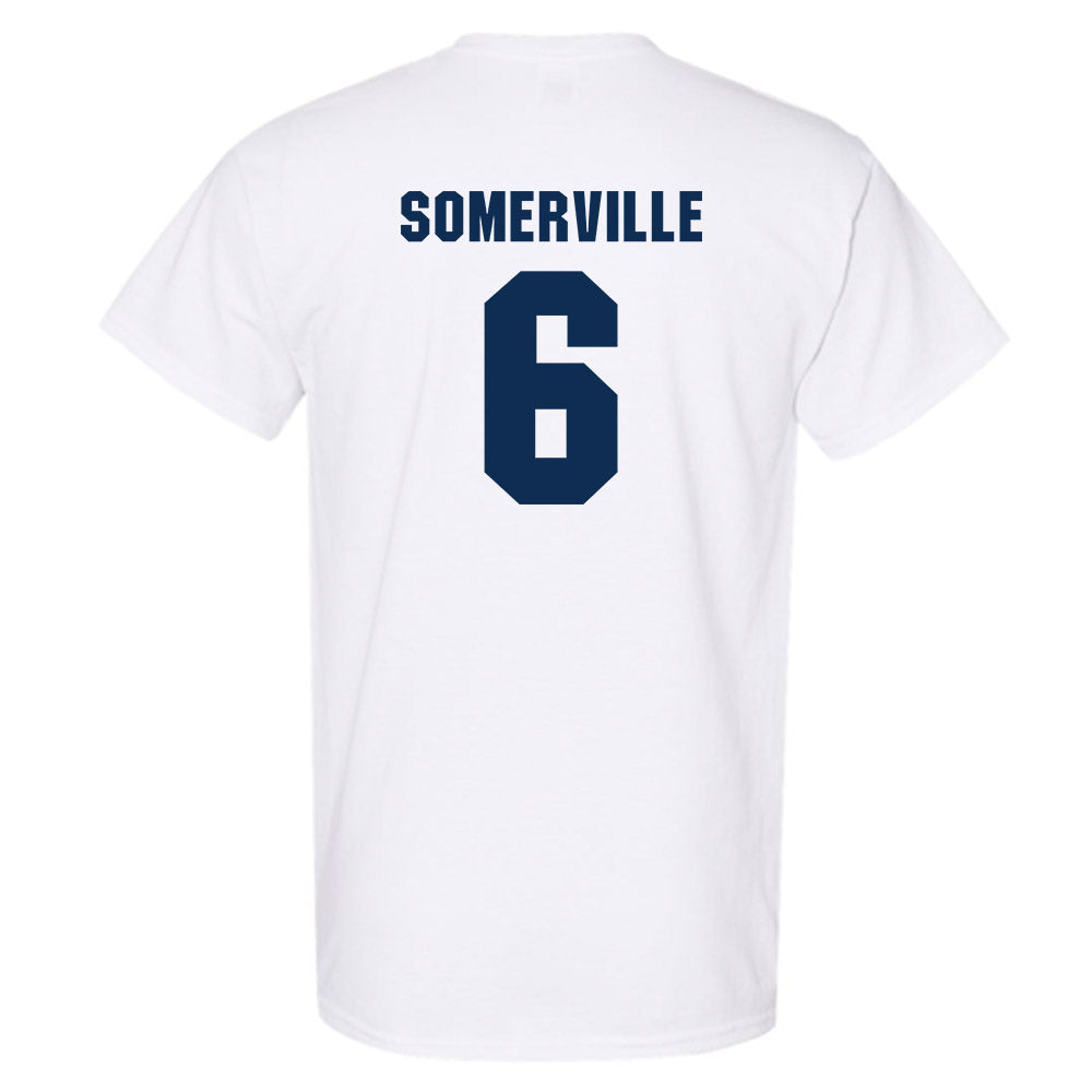 West Virginia - NCAA Men's Basketball : Martin Somerville - Generic Sports Shersey T-Shirt-1