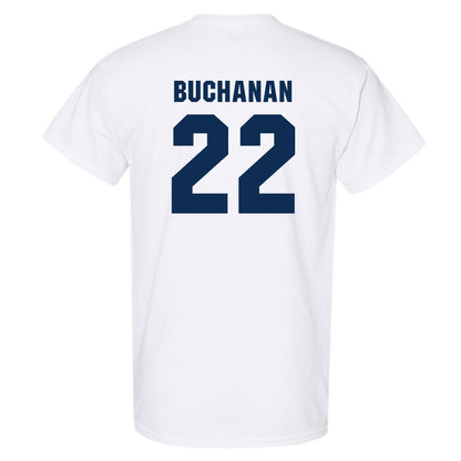 West Virginia - NCAA Men's Basketball : Javan Buchanan - Generic Sports Shersey T-Shirt-1