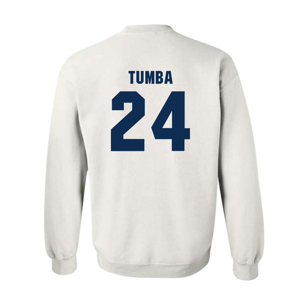 West Virginia - NCAA Women's Basketball : Divine Tumba - Generic Sports Shersey Crewneck Sweatshirt-1
