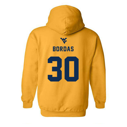 West Virginia - NCAA Women's Basketball : Alexis Bordas - Generic Sports Shersey Hooded Sweatshirt-1