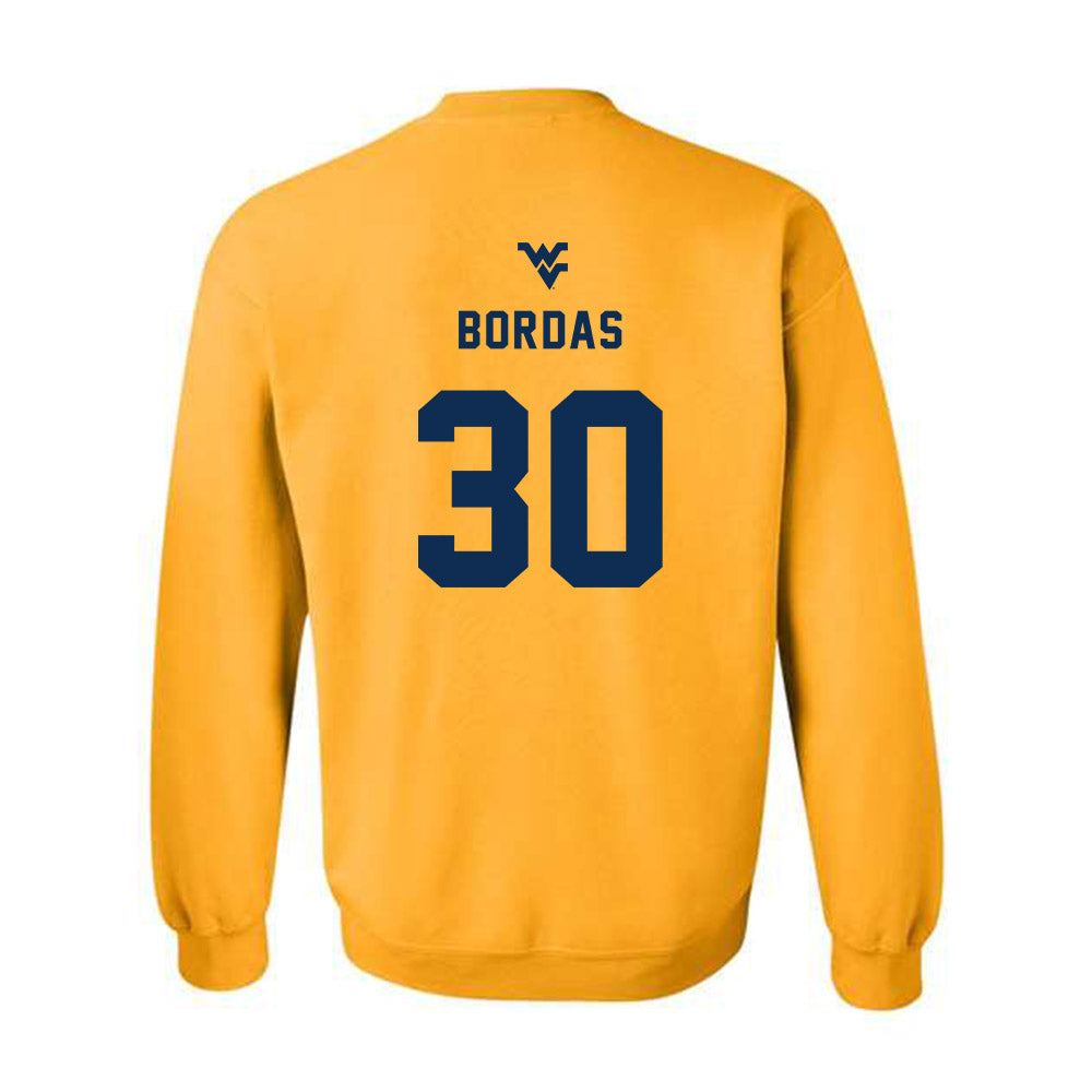 West Virginia - NCAA Women's Basketball : Alexis Bordas - Generic Sports Shersey Crewneck Sweatshirt-1