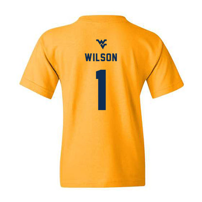 West Virginia - NCAA Women's Basketball : Nylah Wilson - Generic Sports Shersey Youth T-Shirt-1