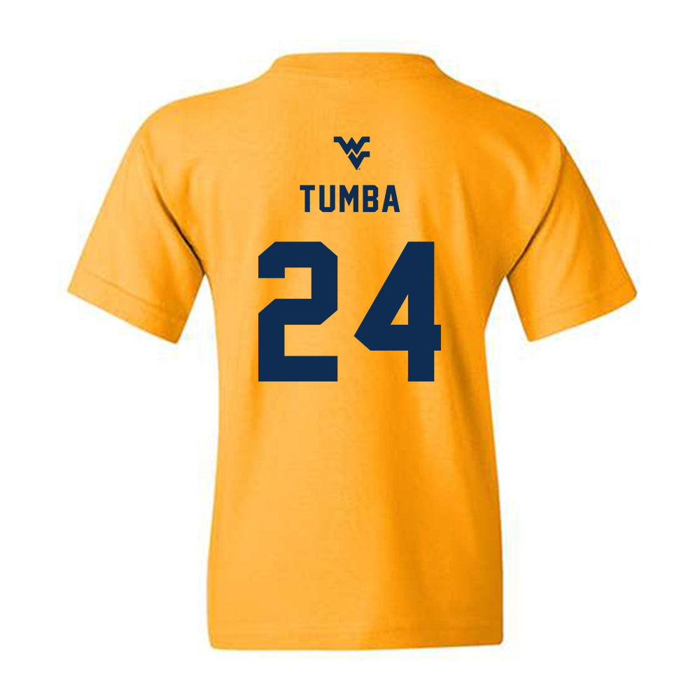 West Virginia - NCAA Women's Basketball : Divine Tumba - Generic Sports Shersey Youth T-Shirt-1