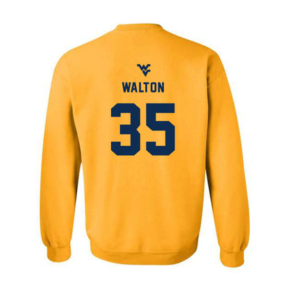 West Virginia - NCAA Women's Basketball : Zahirah Walton - Generic Sports Shersey Crewneck Sweatshirt-1