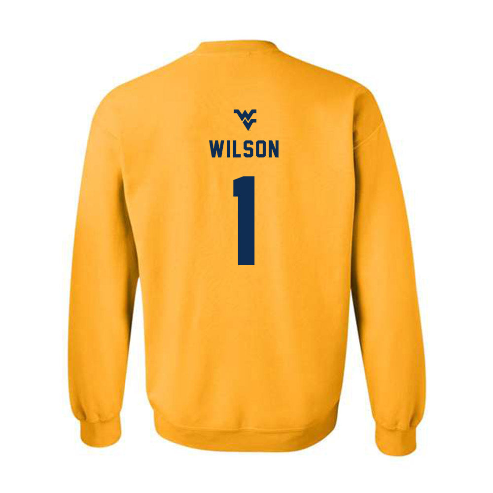 West Virginia - NCAA Women's Basketball : Nylah Wilson - Generic Sports Shersey Crewneck Sweatshirt-1