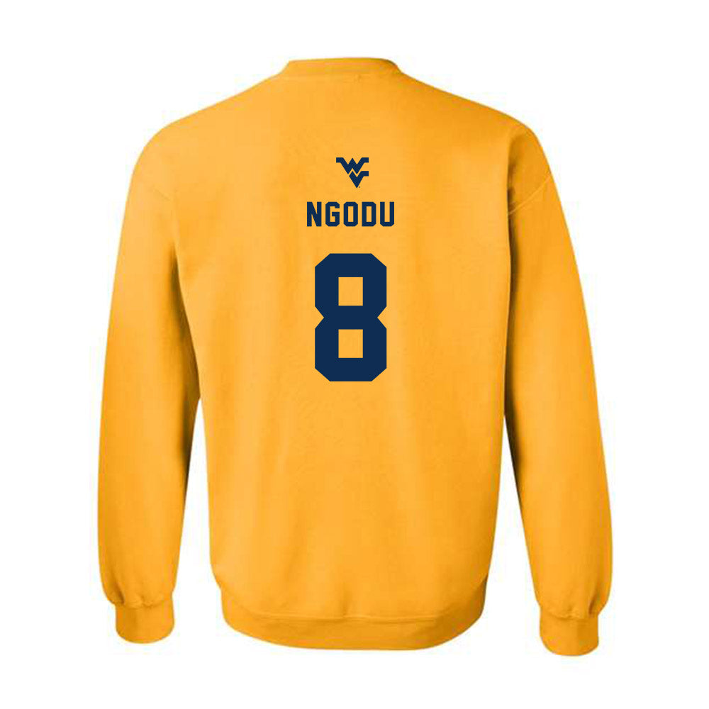 West Virginia - NCAA Women's Basketball : Khyala Ngodu - Generic Sports Shersey Crewneck Sweatshirt-1