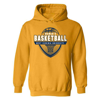 West Virginia - NCAA Women's Basketball : Madison Parrish - Generic Sports Shersey Hooded Sweatshirt-0