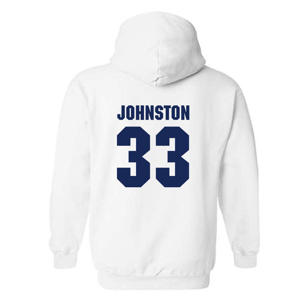 Marquette - NCAA Men's Basketball : Ethan Johnston - Sports Shersey Hooded Sweatshirt-1