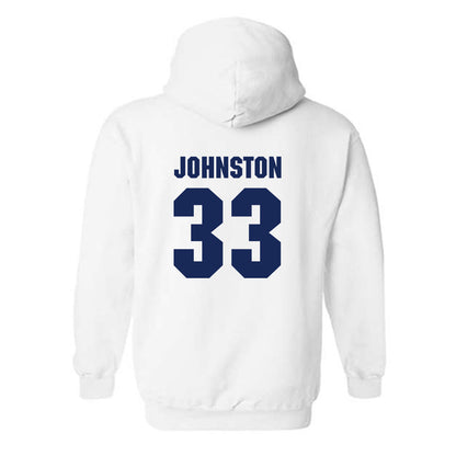 Marquette - NCAA Men's Basketball : Ethan Johnston - Sports Shersey Hooded Sweatshirt-1
