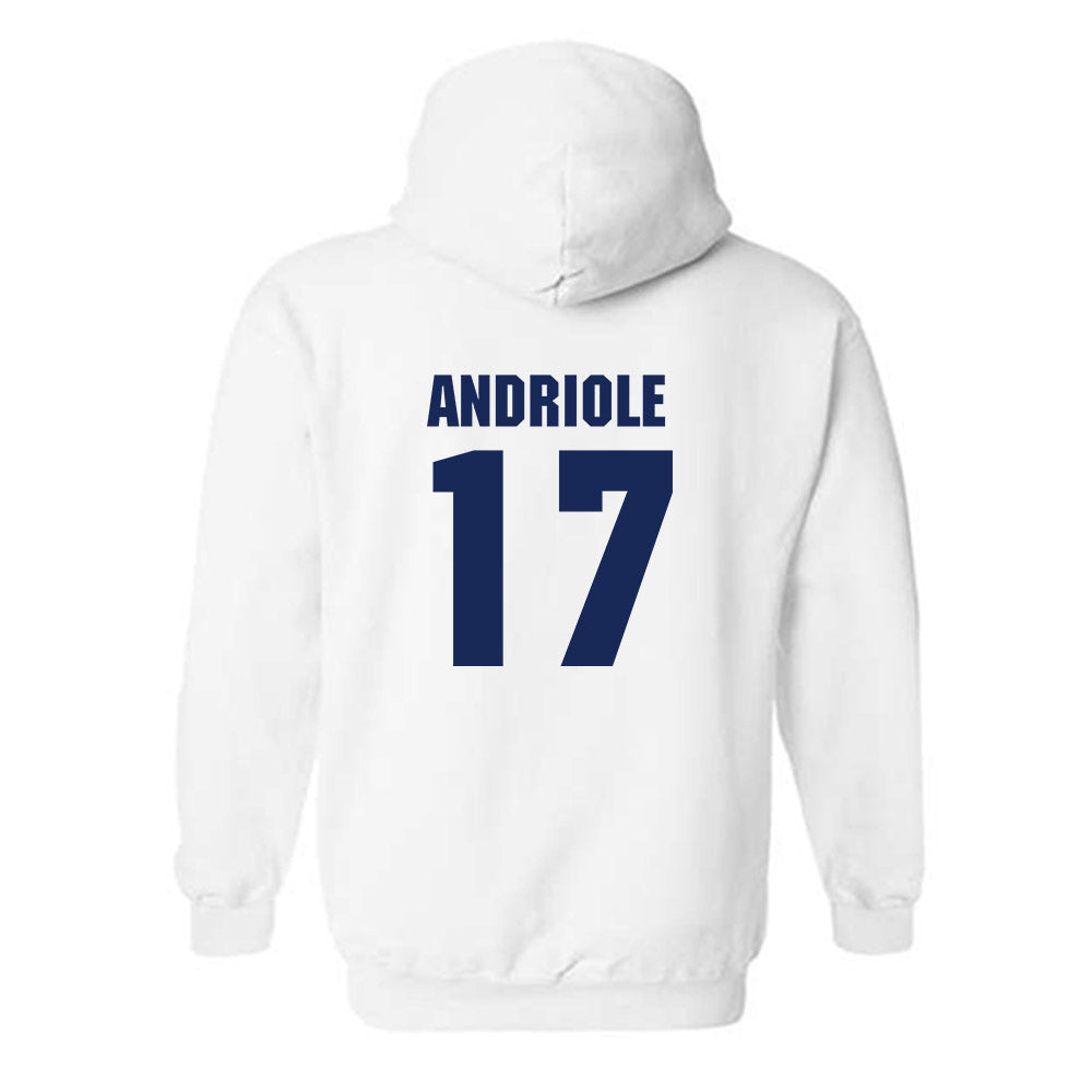Marquette - NCAA Men's Lacrosse : Thomas Andriole - Sports Shersey Hooded Sweatshirt-1
