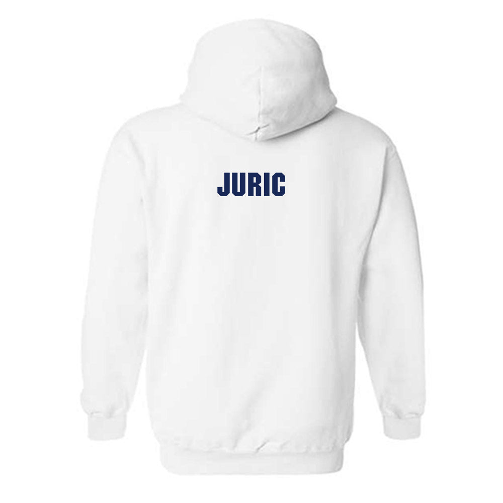 Marquette - NCAA Women's Volleyball : Emi Juric - Sports Shersey Hooded Sweatshirt-1