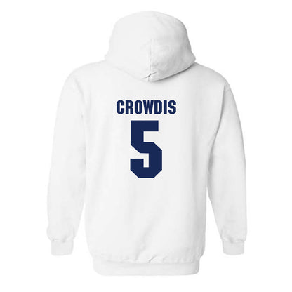 Marquette - NCAA Men's Basketball : Colton Crowdis - Sports Shersey Hooded Sweatshirt-1