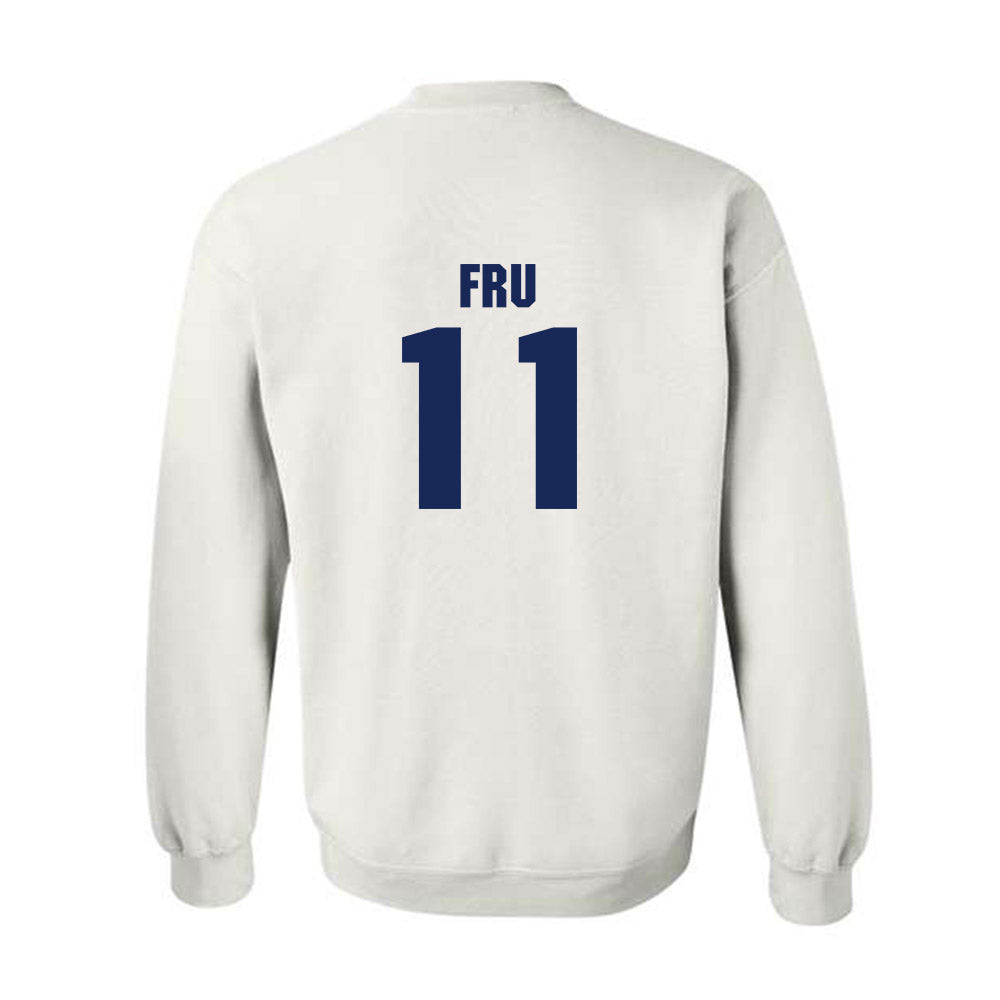Marquette - NCAA Men's Basketball : Sananda Fru - Sports Shersey Crewneck Sweatshirt-1