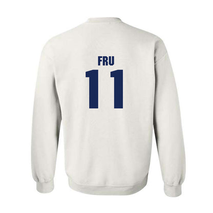 Marquette - NCAA Men's Basketball : Sananda Fru - Sports Shersey Crewneck Sweatshirt-1