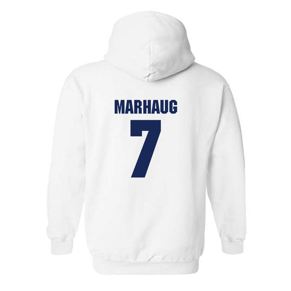 Marquette - NCAA Women's Soccer : Ida Marhaug - Sports Shersey Hooded Sweatshirt-1