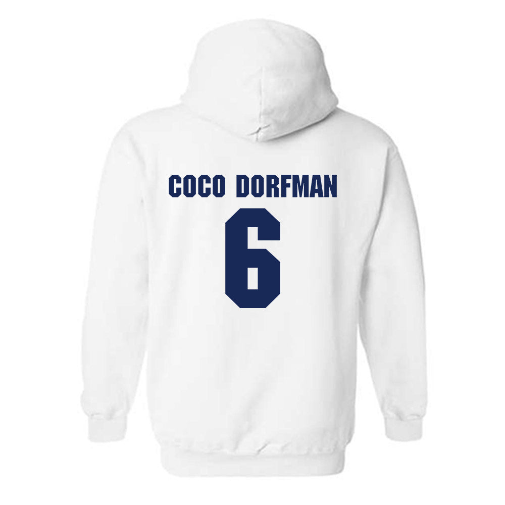 Marquette - NCAA Women's Soccer : Coco dorfman Coco dorfman - Sports Shersey Hooded Sweatshirt-1