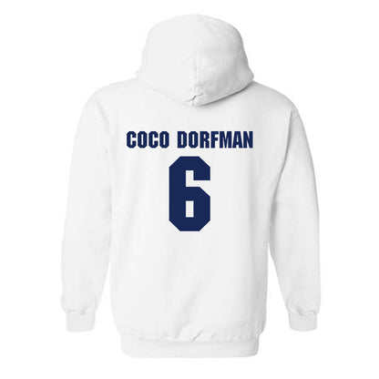 Marquette - NCAA Women's Soccer : Coco dorfman Coco dorfman - Sports Shersey Hooded Sweatshirt-1