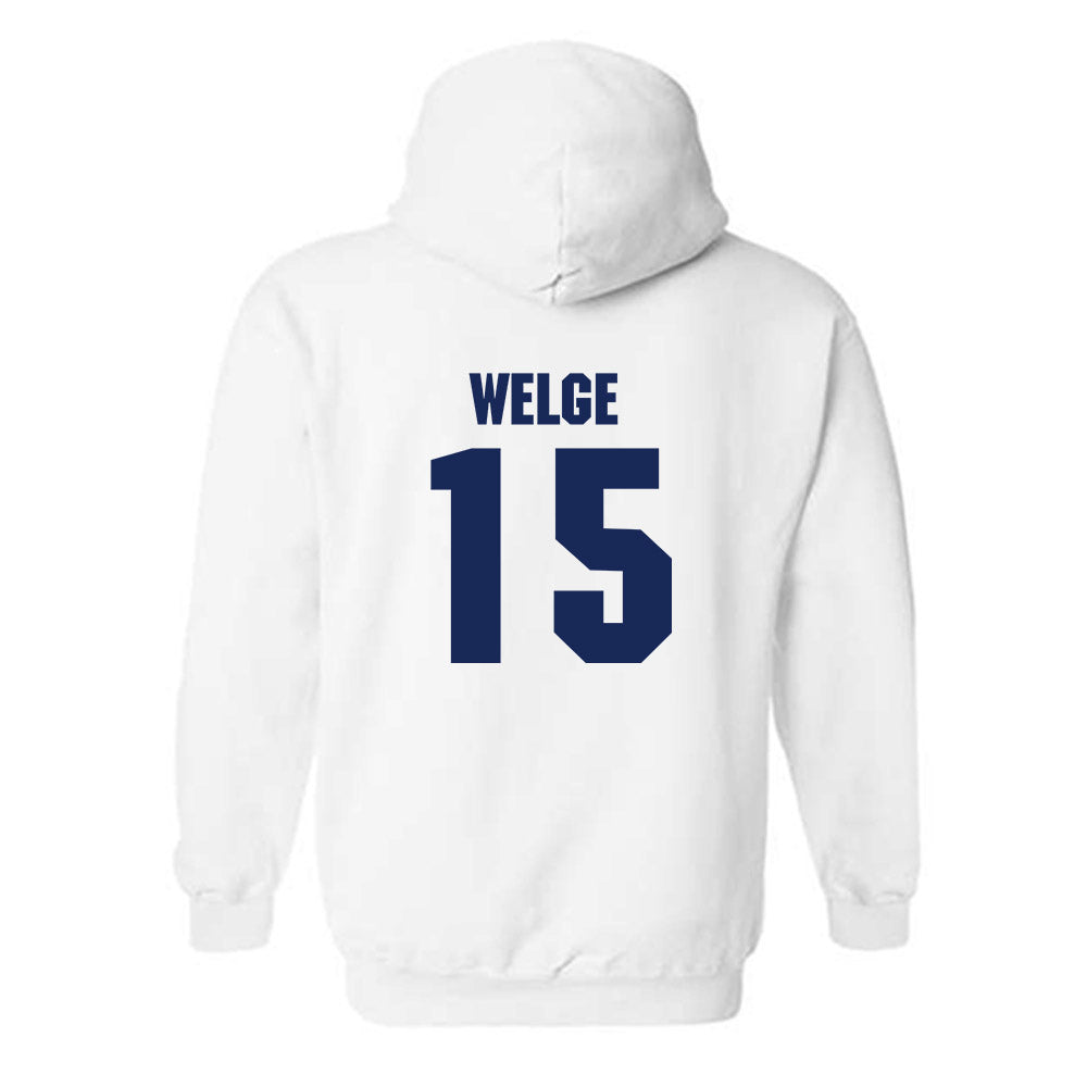 Marquette - NCAA Women's Volleyball : Molly Welge - Sports Shersey Hooded Sweatshirt-1