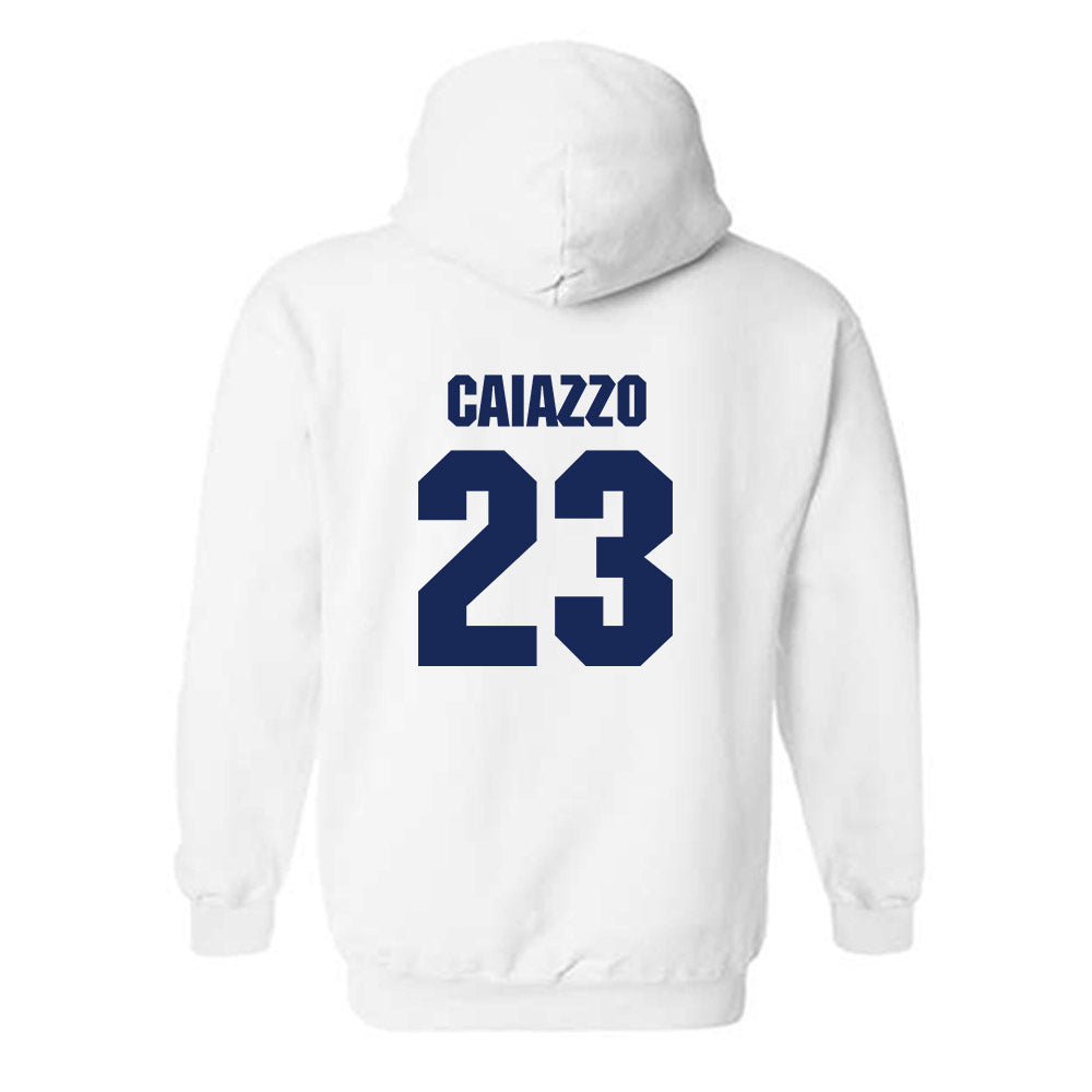 Marquette - NCAA Men's Lacrosse : Sal Caiazzo - Sports Shersey Hooded Sweatshirt-1