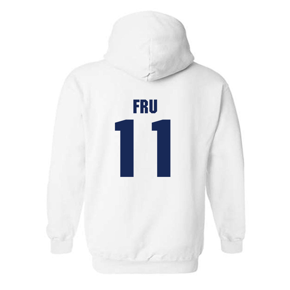 Marquette - NCAA Men's Basketball : Sananda Fru - Sports Shersey Hooded Sweatshirt-1