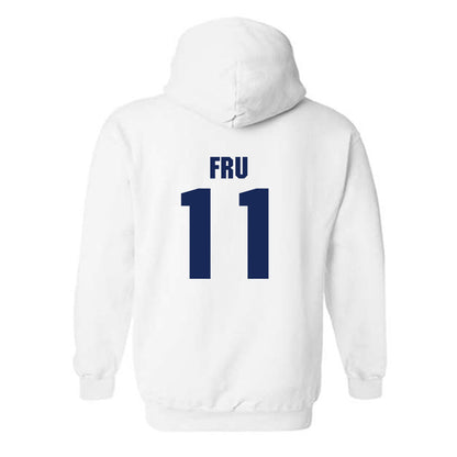 Marquette - NCAA Men's Basketball : Sananda Fru - Sports Shersey Hooded Sweatshirt-1