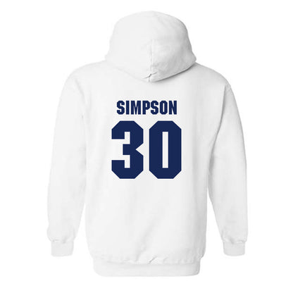 Marquette - NCAA Men's Soccer : Cameron Simpson - Sports Shersey Hooded Sweatshirt-1