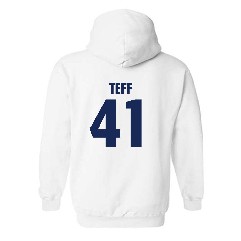 Marquette - NCAA Men's Lacrosse : Troy Teff - Sports Shersey Hooded Sweatshirt-1