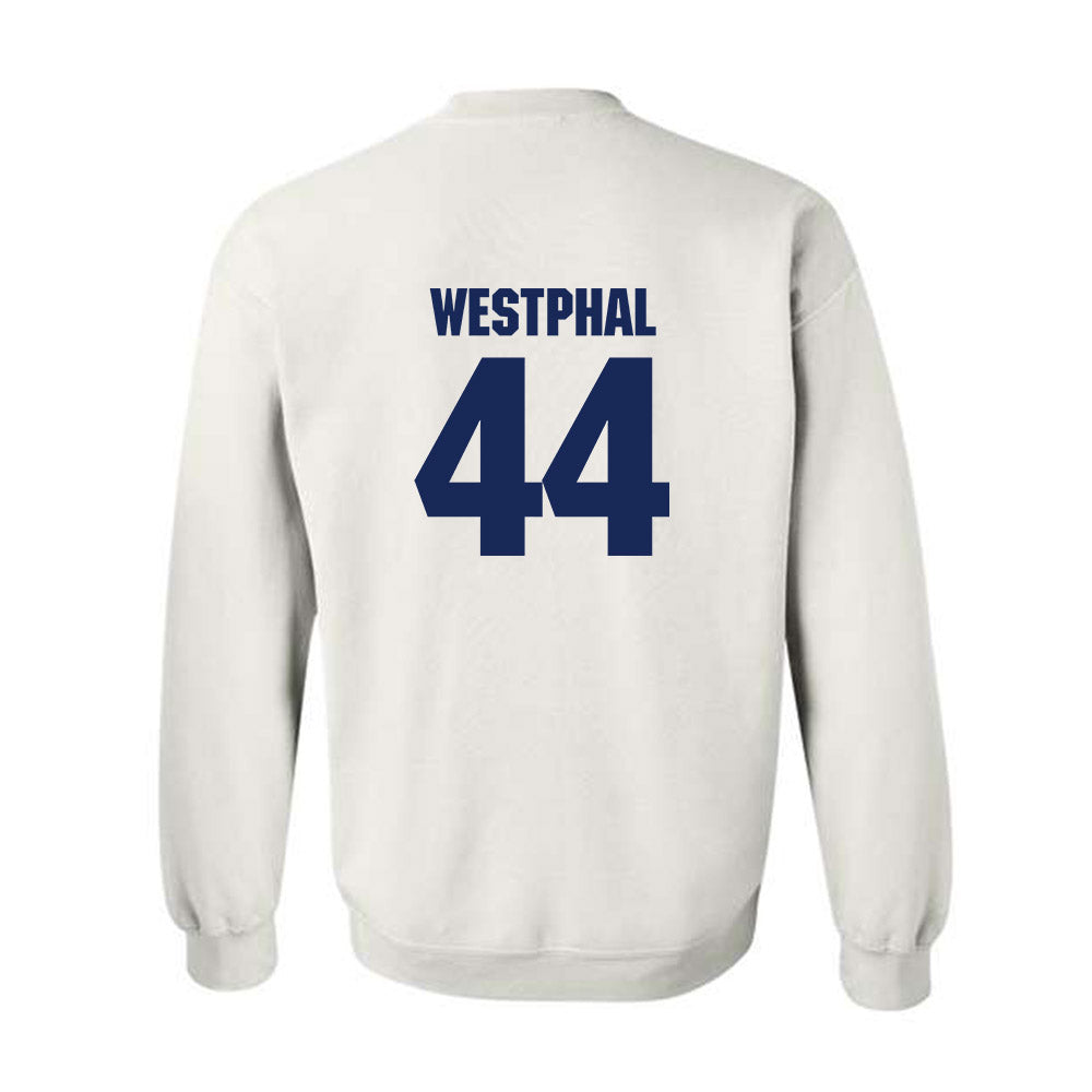 Marquette - NCAA Men's Lacrosse : Beau Westphal - Sports Shersey Crewneck Sweatshirt-1