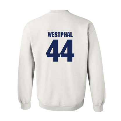 Marquette - NCAA Men's Lacrosse : Beau Westphal - Sports Shersey Crewneck Sweatshirt-1
