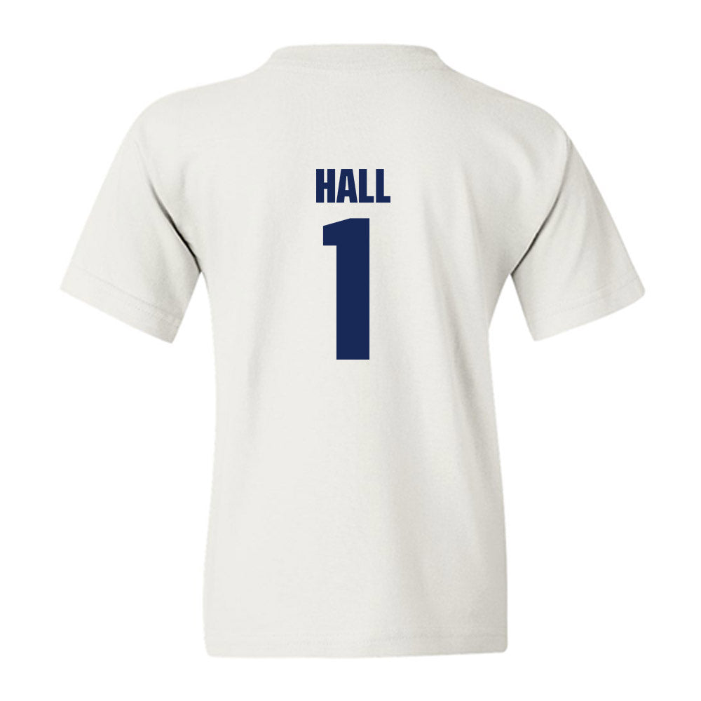 Marquette - NCAA Women's Basketball : Brooklyn Hall - Sports Shersey Youth T-Shirt-1