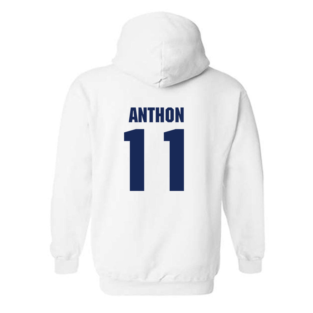 Marquette - NCAA Women's Basketball : Noelle Anthon - Sports Shersey Hooded Sweatshirt-1