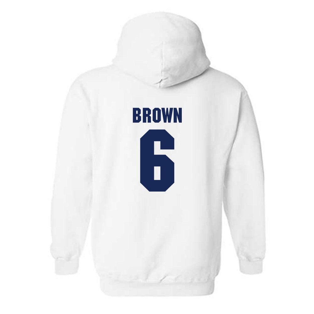 Marquette - NCAA Women's Lacrosse : Haley Brown - Sports Shersey Hooded Sweatshirt-1