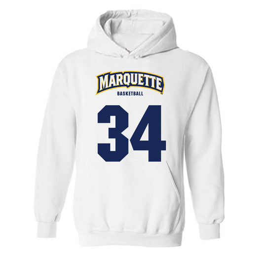 Marquette - NCAA Women's Basketball : Kayl Petersen - Sports Shersey Hooded Sweatshirt-0