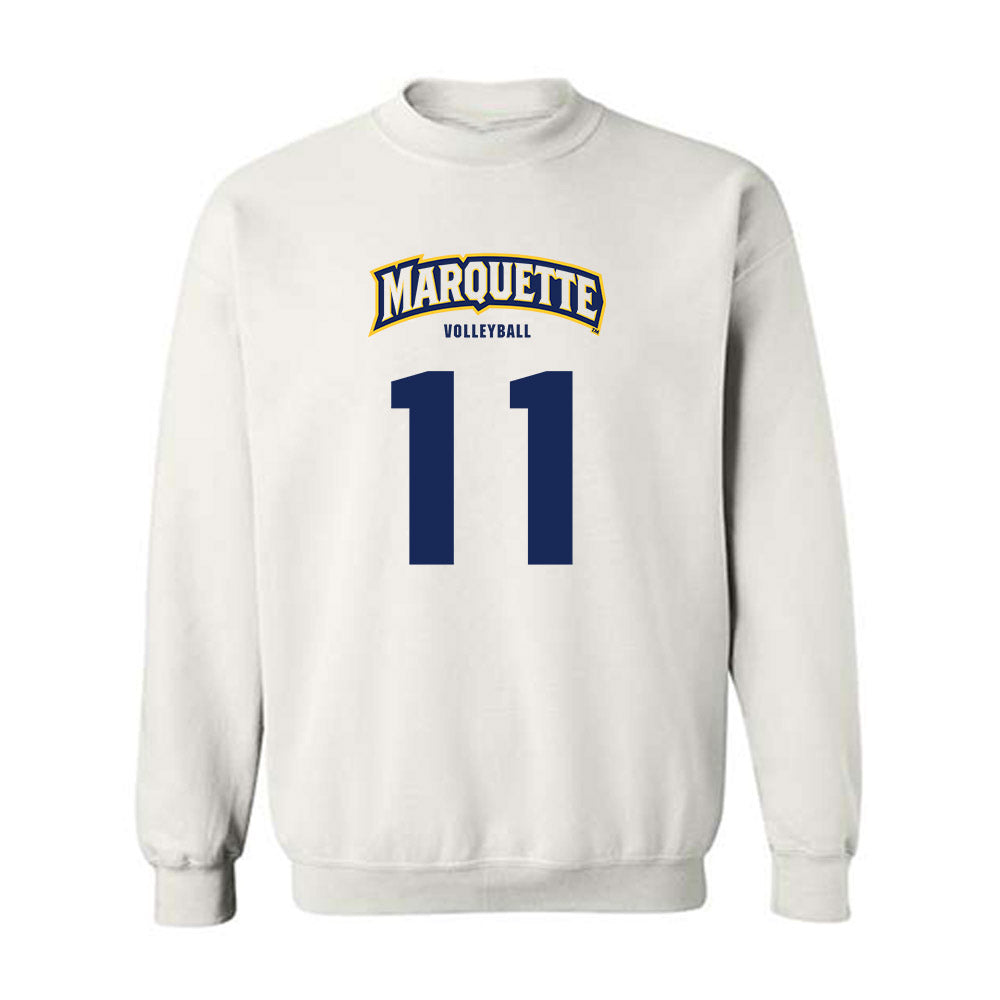 Marquette - NCAA Women's Volleyball : Tani Juric - Sports Shersey Crewneck Sweatshirt-0