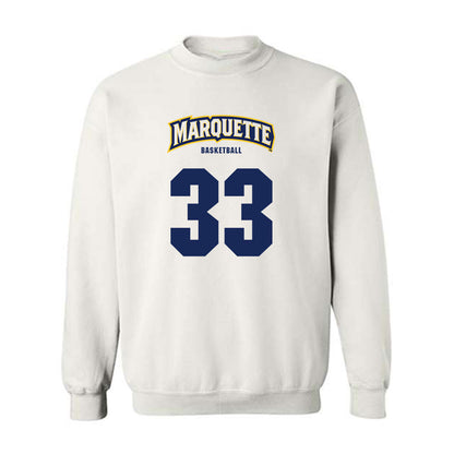 Marquette - NCAA Men's Basketball : Ethan Johnston - Sports Shersey Crewneck Sweatshirt-0