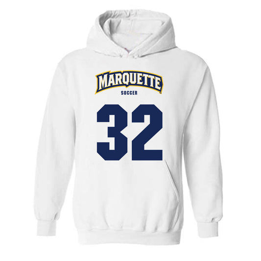 Marquette - NCAA Men's Soccer : Patrick Crantz - Sports Shersey Hooded Sweatshirt