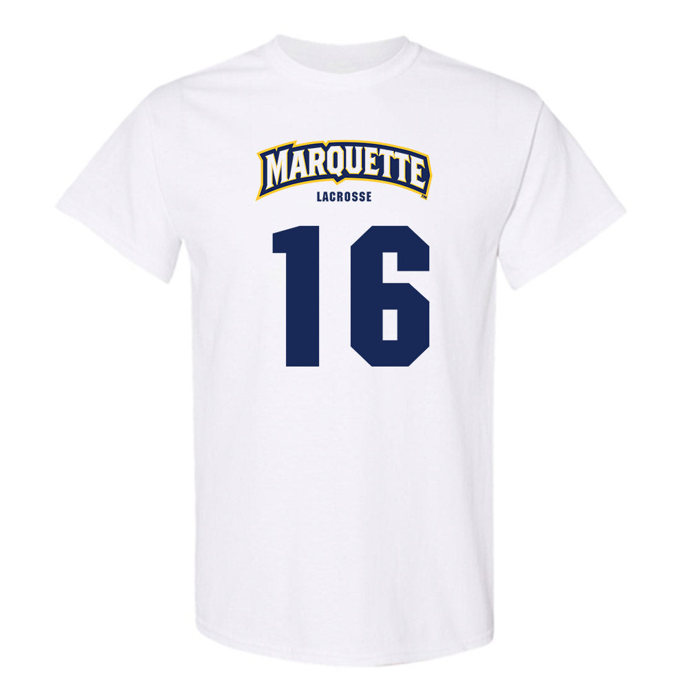Marquette - NCAA Men's Lacrosse : Nolan Rappis - Sports Shersey T-Shirt-0