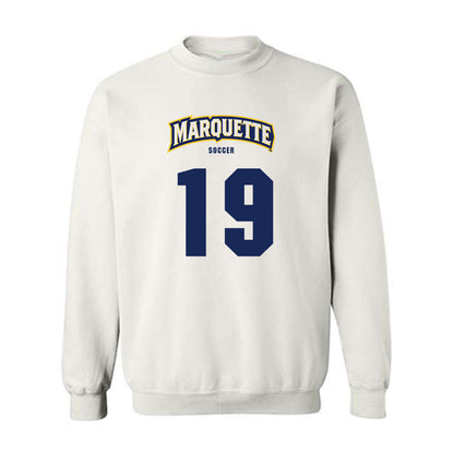 Marquette - NCAA Women's Soccer : Meg Decker - Sports Shersey Crewneck Sweatshirt-0