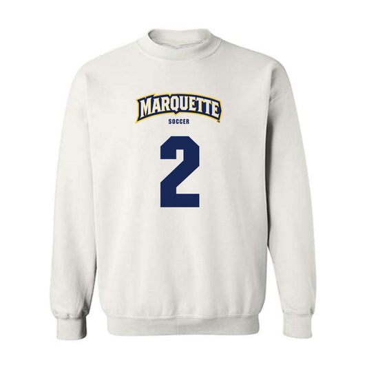 Marquette - NCAA Women's Soccer : Kaylie Sheehan - Sports Shersey Crewneck Sweatshirt-0