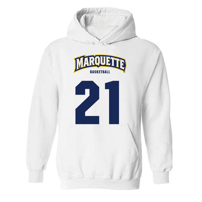 Marquette - NCAA Men's Basketball : Alex Egbuonu - Sports Shersey Hooded Sweatshirt-0