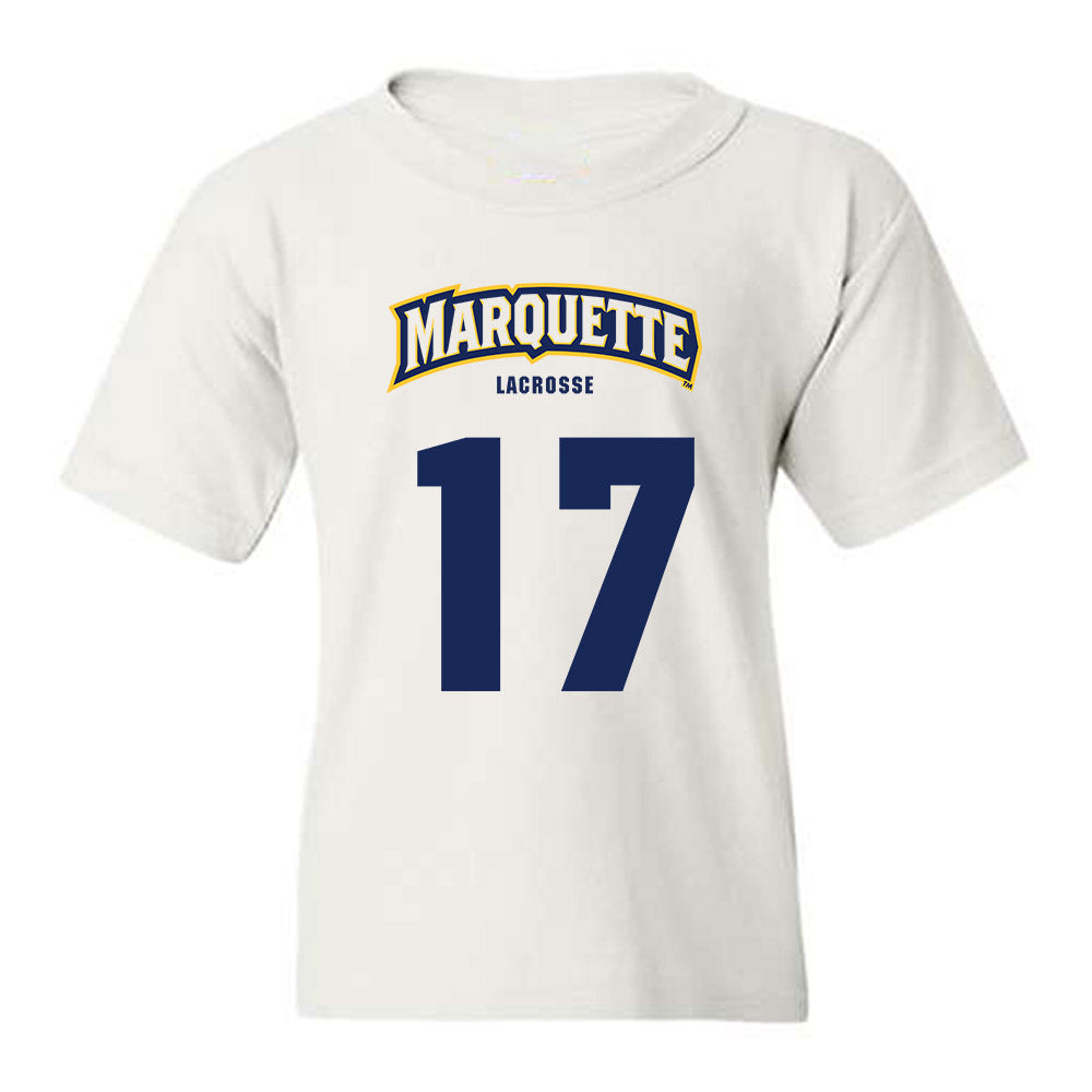 Marquette - NCAA Men's Lacrosse : Thomas Andriole - Sports Shersey Youth T-Shirt-0