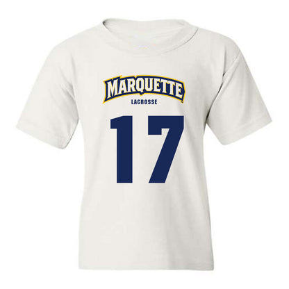 Marquette - NCAA Men's Lacrosse : Thomas Andriole - Sports Shersey Youth T-Shirt-0